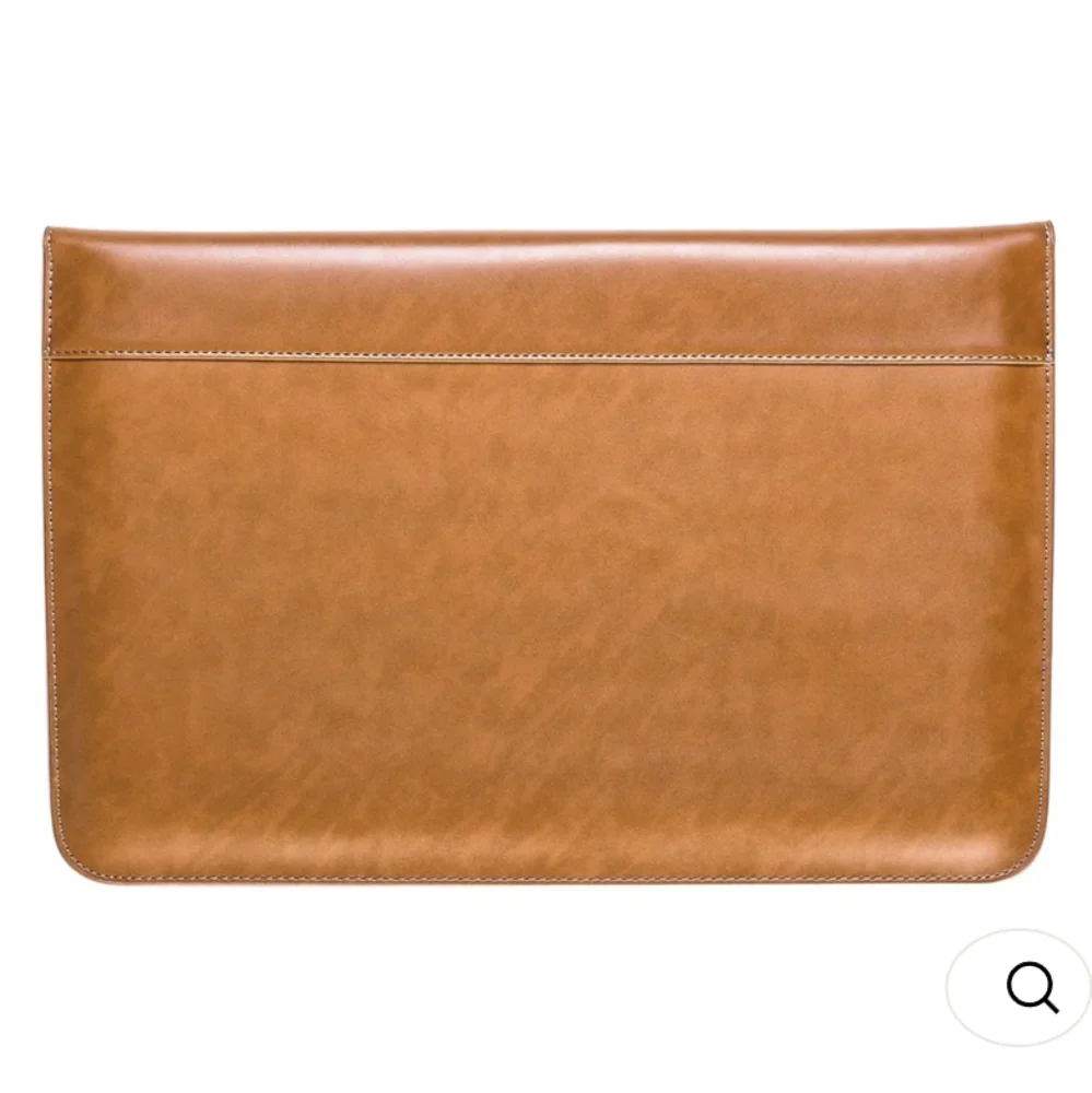 LENTION Split Leather Sleeve Case for MacBook Air and Ultra Slim Laptop
